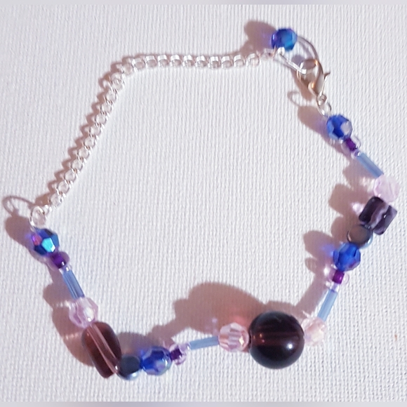 Enchanted Bracelet Purple Adjustable Clasps Handmade Novelty Jewelry - Picture 3 of 16